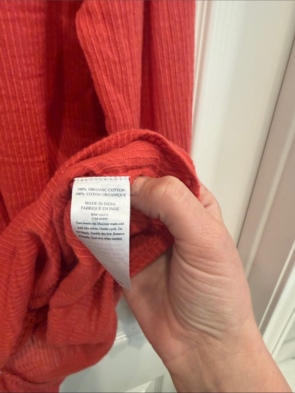 Faherty Willa organic cotton blouse - Picture 5 of 6